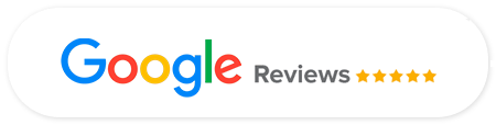 Five-star Google reviews badge