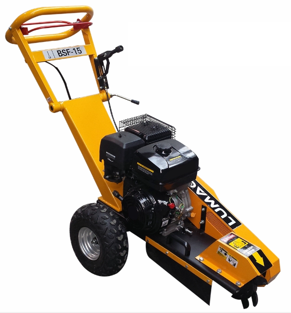 Yellow stump grinder equipment rental