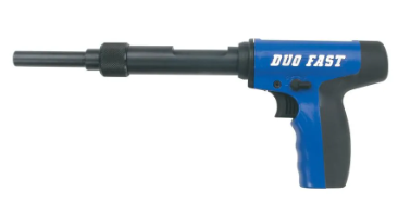 Blue powder actuated nail gun