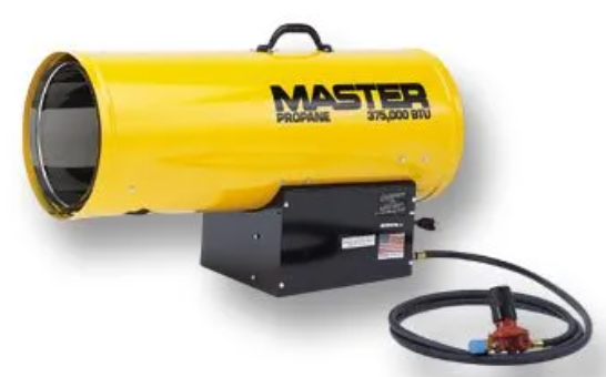 Propane heater equipment rental