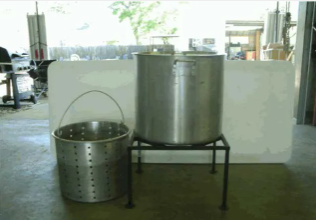 Large metal cooking pot rental