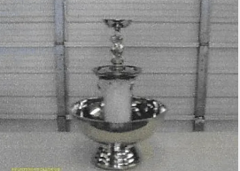 Stainless steel beverage fountain rental