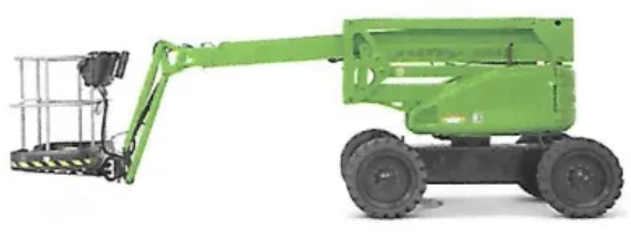 Green telescopic boom lift rental