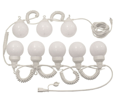 Decorative string globe lights rental