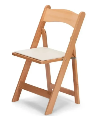 Wooden folding chair rental