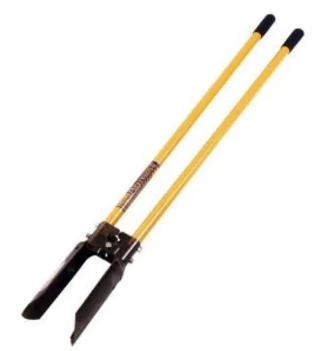 Long-handled post hole digger