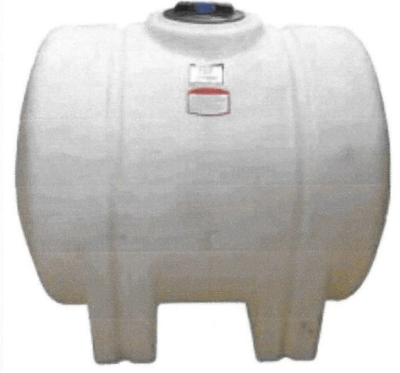 Large plastic water storage tank