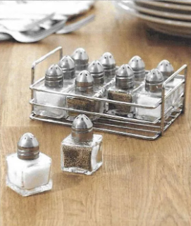 Salt and pepper shakers set