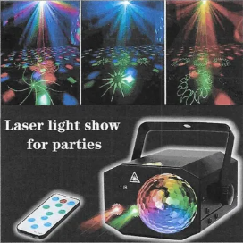 Laser party light projector rental