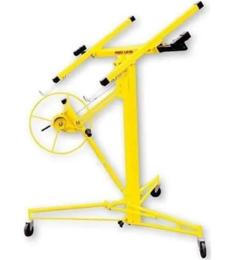 Yellow drywall lift equipment rental