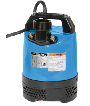 Submersible water pump rental equipment