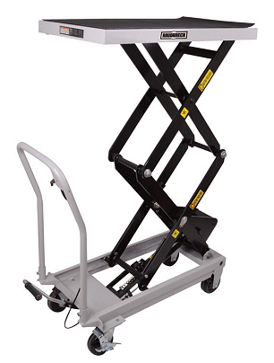 Scissor lift cart rental equipment