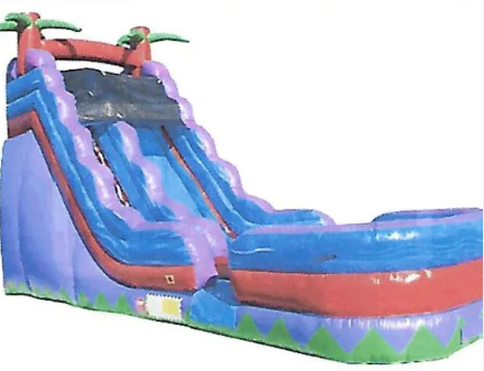 Inflatable water slide rental equipment