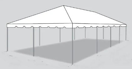 White party rental tent