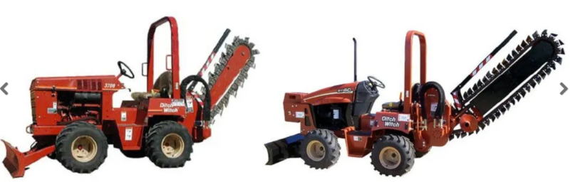 Trencher equipment for rent