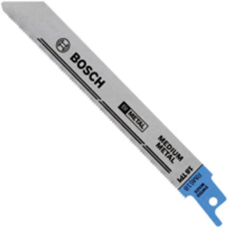 Bosch 5-Piece 6 in. 18 TPI Metal Reciprocating Saw Blades