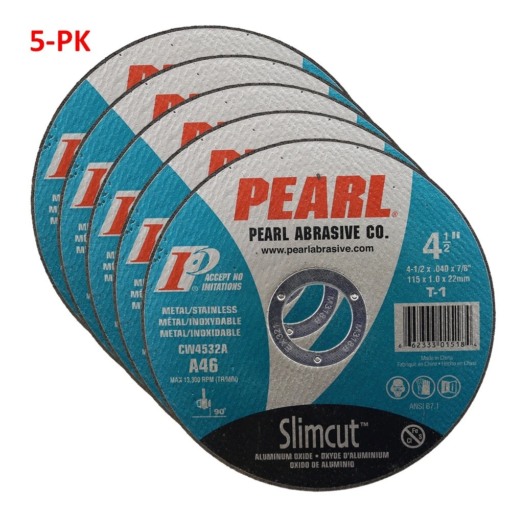 Pearl Slimcut Blade, 4-1/2" x .040 x 7/8", T1 Metal/Stainless, Part# CW4532A