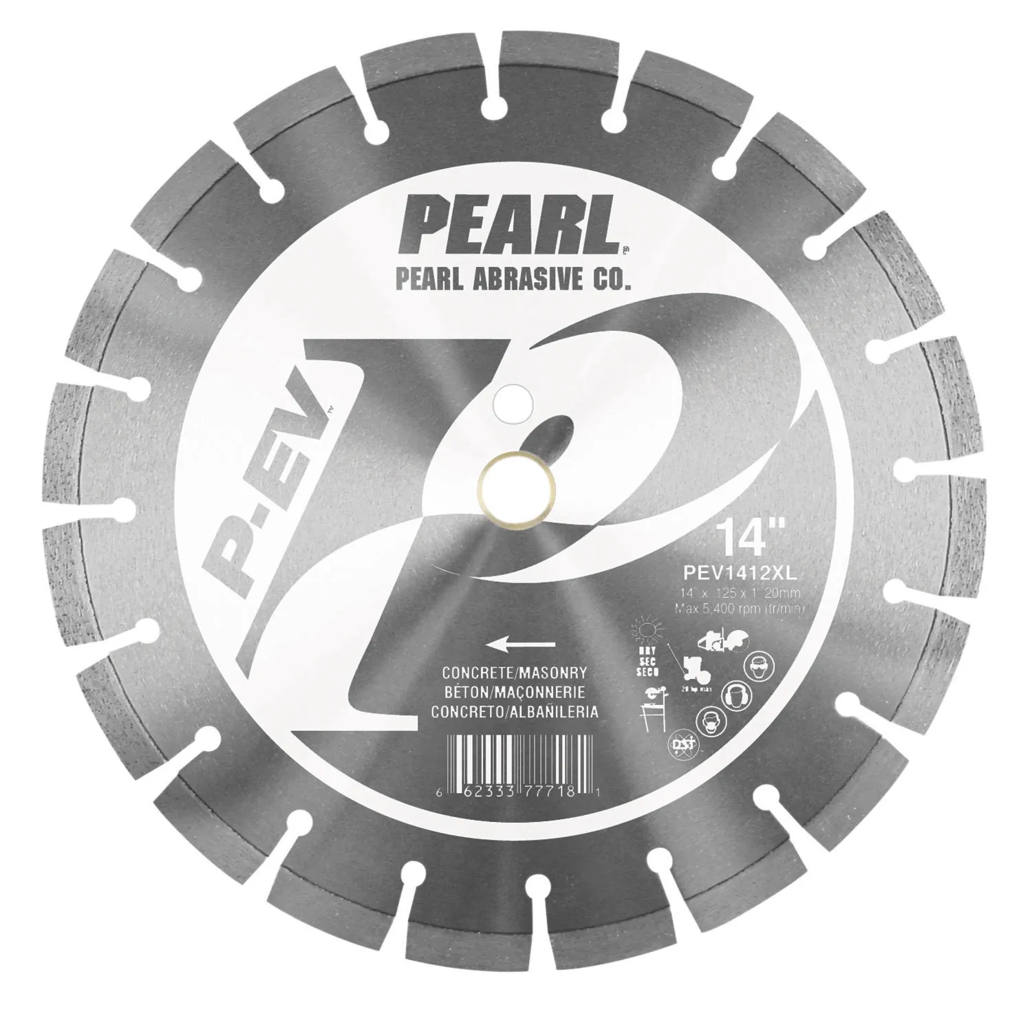Pearl Blade, PEV1412XL Concrete/Masonry Blue Blade, Part# 877718